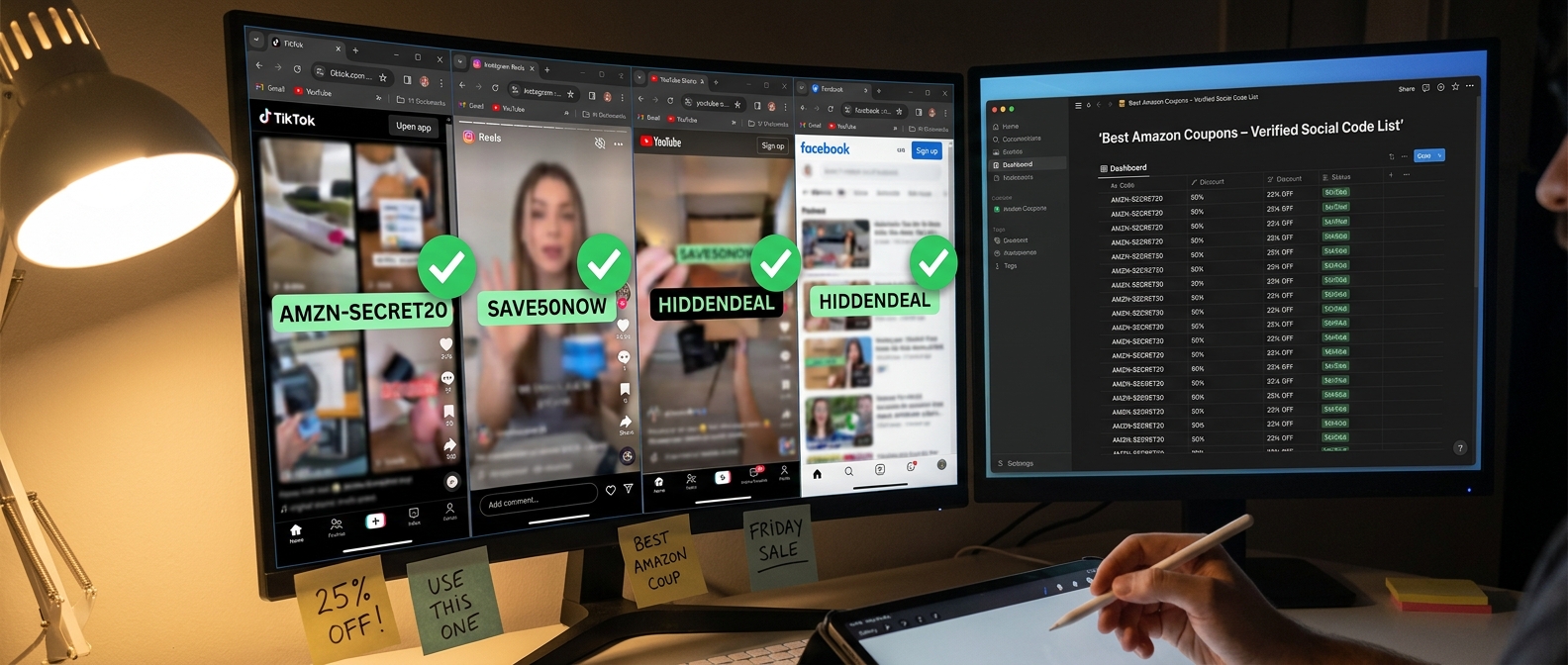 The ‘Social Feed Code Drop’ Hack: How Viral Shorts Hide Real Amazon Promo-Size Discounts