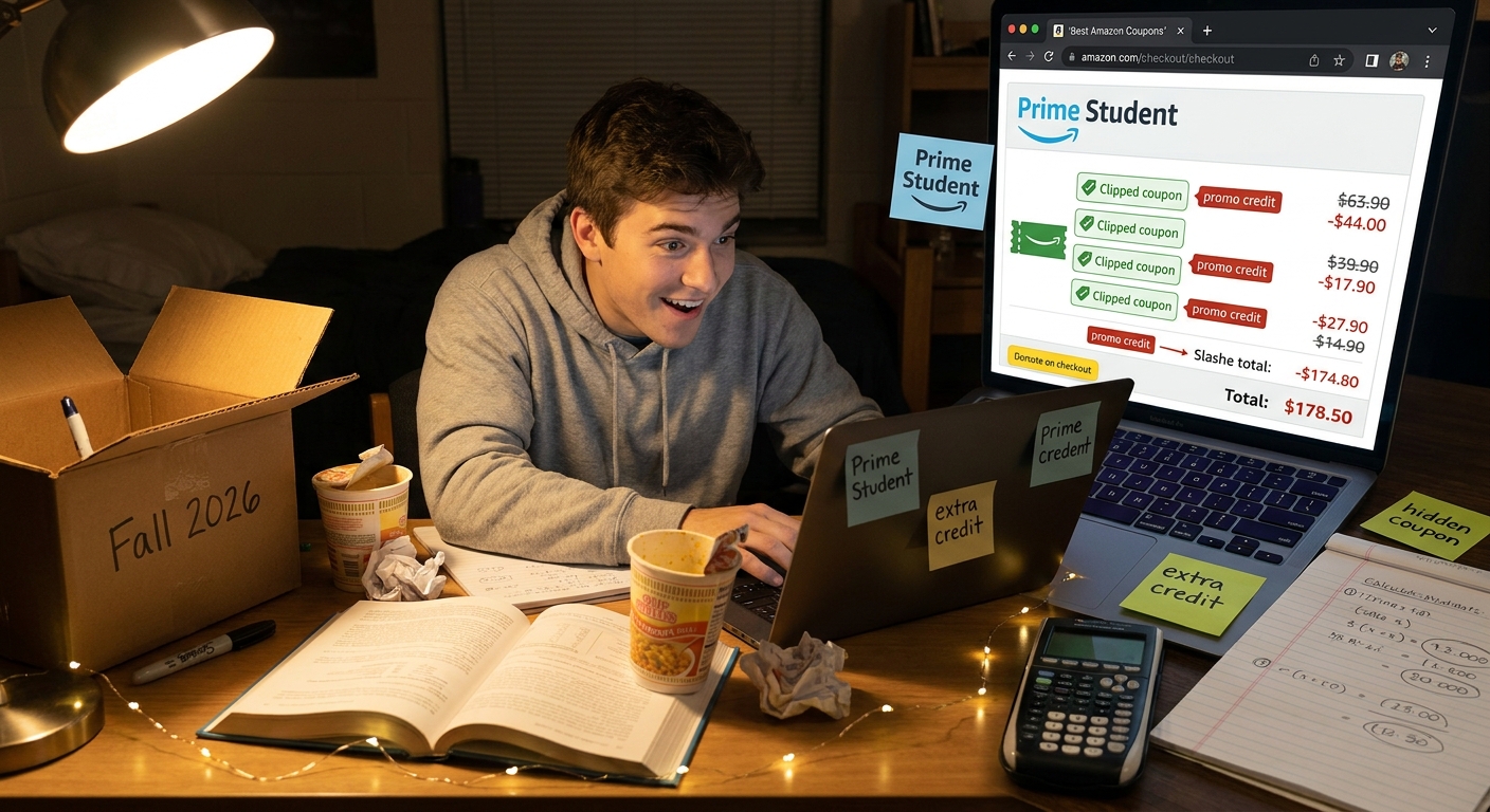 The ‘Student Stack’ Prime Hack: How College Emails Unlock Amazon’s Quietest Promo-Size Savings