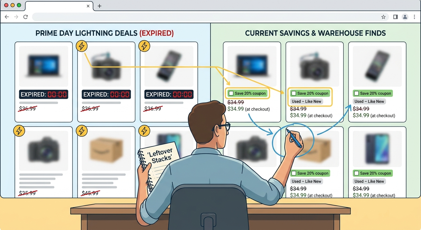 The ‘Prime Day Leftover Stacks’ Hack: How To Turn Yesterday’s Deals Into Today’s Secret Amazon Promo Code Prices