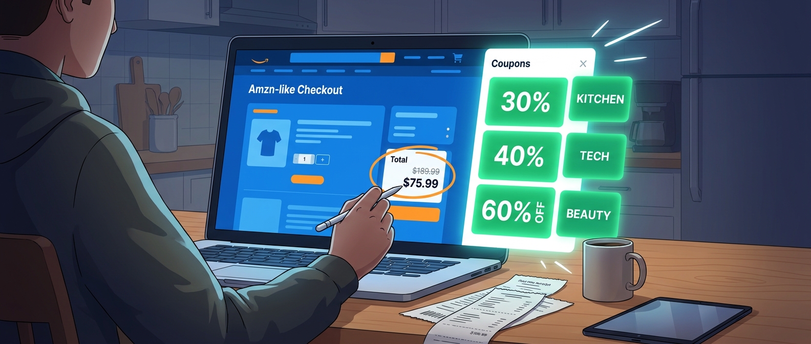 The “Secret Coupon Wall” Hack: How Amazon’s Hidden Clip Page Turns Boring Browsing Into Stacked Checkout Discounts