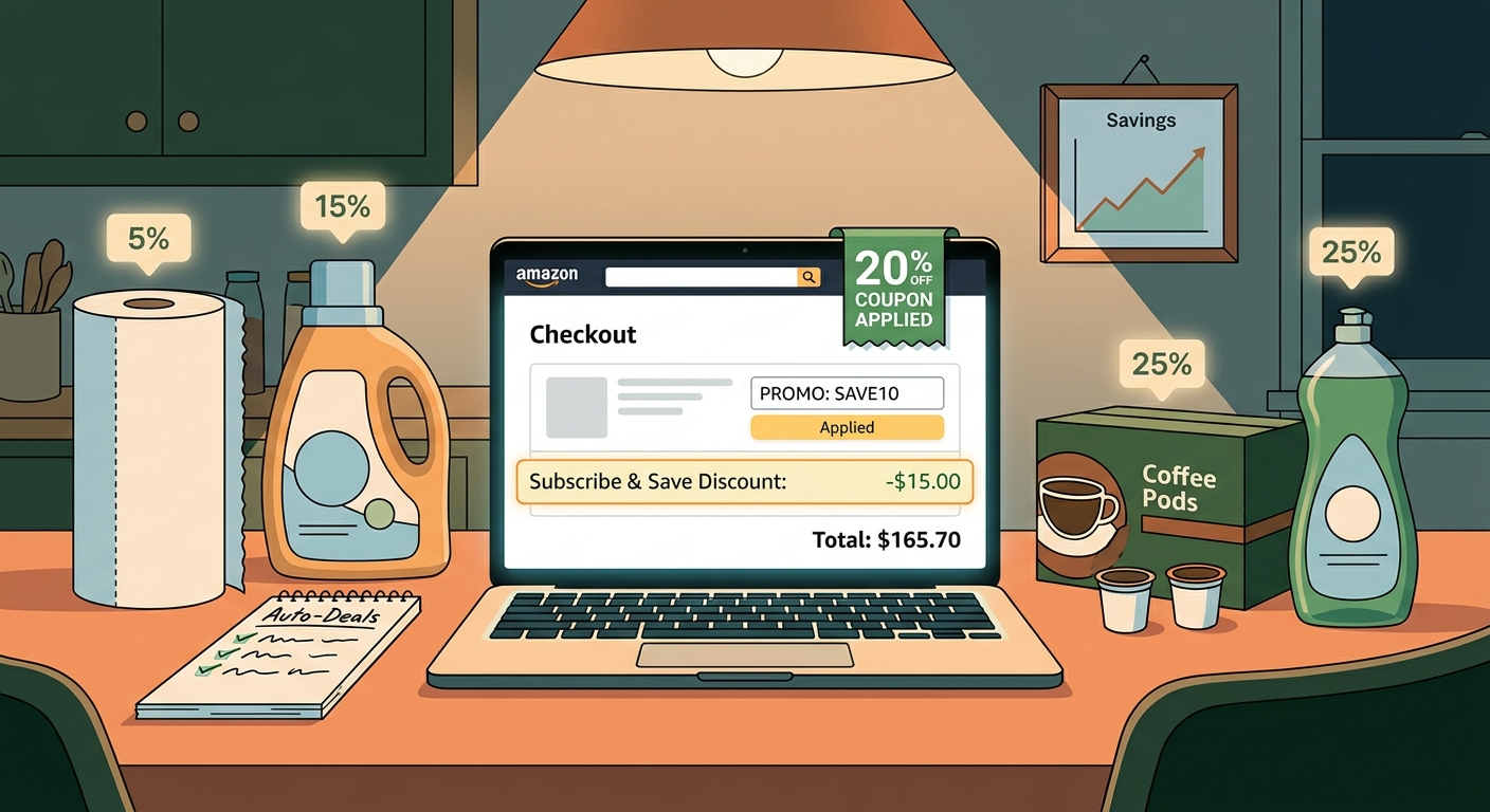 The “Hidden Subscribe & Save Triple Stack” Hack: How One Quiet Checkbox Turns Everyday Amazon Orders Into 40% Off Auto‑Deals